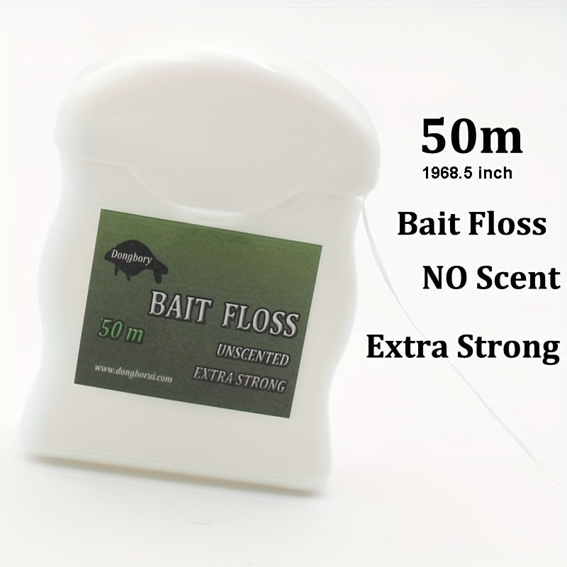 50m Carp Fishing Bait Floss Grips Boilies Holder Chod Hair Ronnie Rig