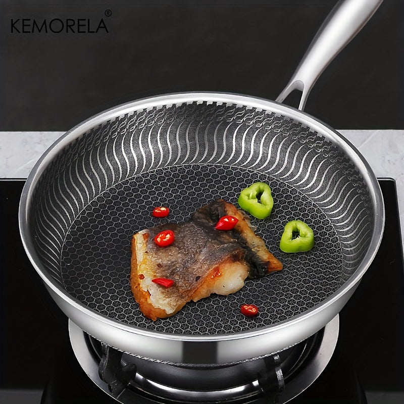 Non Stick Skillet Stainless Steel Wok Saute Pan