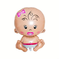 Newborn Party Set: Baby Bottle & Letter Balloons