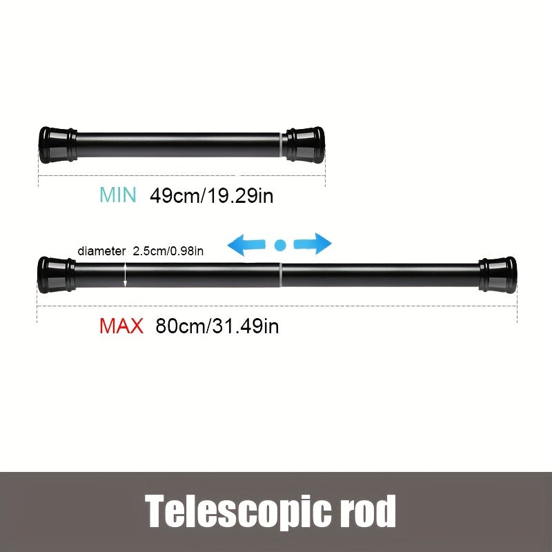 Telescopic Rod Strong Load-bearing Rob For Shower Curtain Clothes Drying