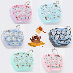 Pocket Mini Whack a mole Game Console with Keychain
