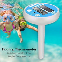 Solar Pool Thermometer Floating Wireless Pond Water Temperature Thermometer