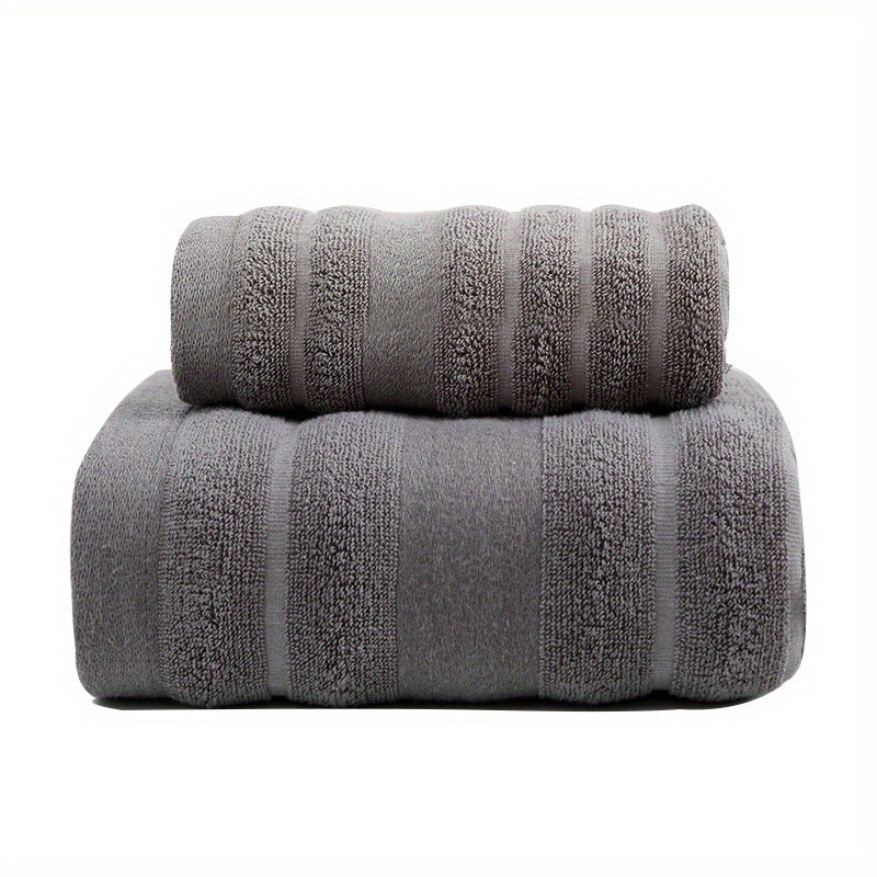 Soft Cotton Towel Set Quick Drying Absorbent Towels For Bathroom