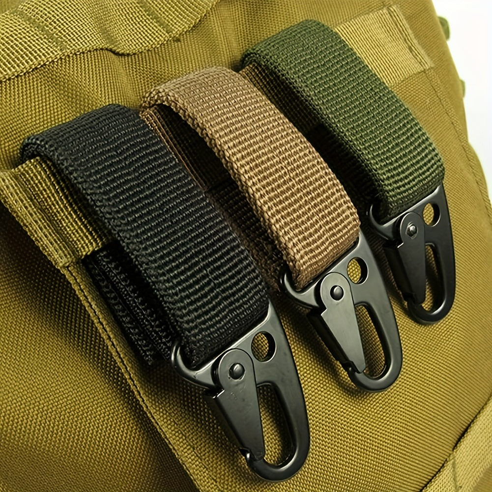 Nylon Mountaineering Key Chain with Lock Buckle