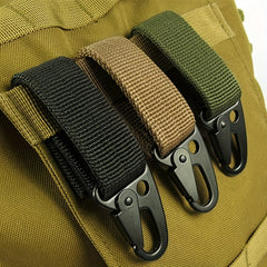 Nylon Mountaineering Key Chain with Lock Buckle