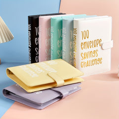 Budget Planner Book with 100 Envelopes Money Saving Challenge Binder
