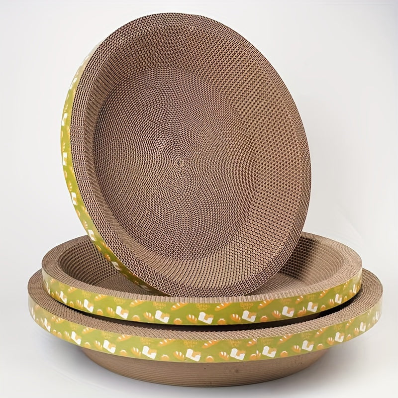 Large Circular Cat Claw Board Nest Bowl Shaped Basin Grinder