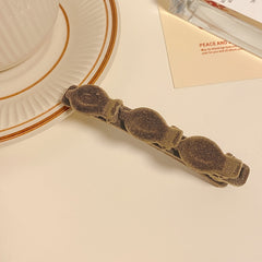 Velvet Hair Clip Braided Side Clip Women Hair Accessories Barrette