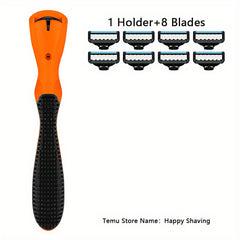 5-Layer Manual Safety Razor Set Stainless Steel Blades