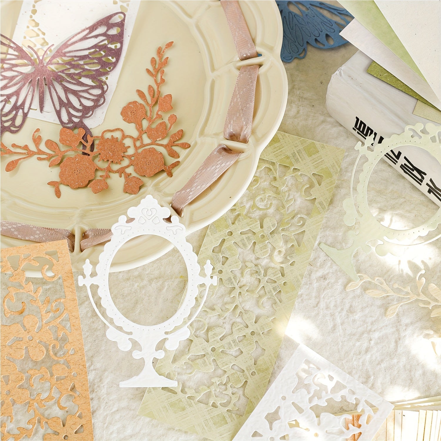 20pcs Retro Post Office Special Paper for DIY Collage Decor