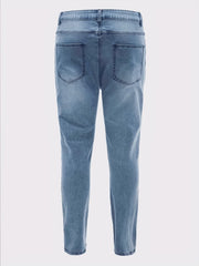 Men's Ripped Skinny Slim Fit Denim Pants Trousers