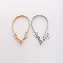 Deer Horn Curtain Buckle Stretchy Rope Tieback