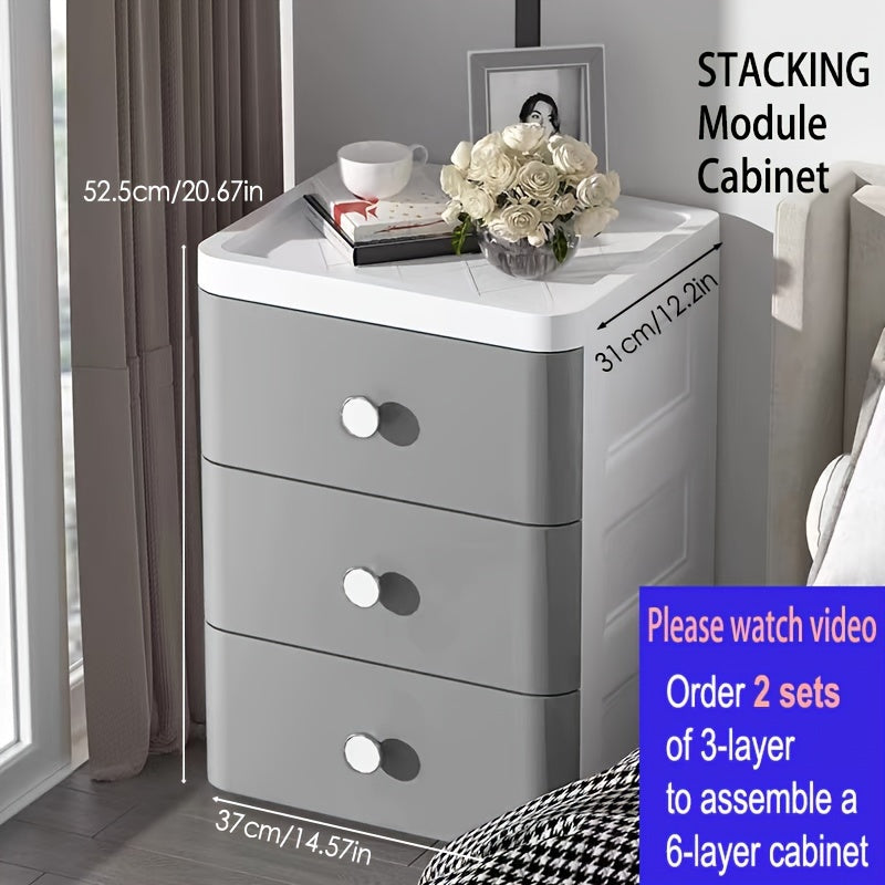 Drawer Storage Cabinet Clothes Organizers Plastic Shelf Toys Craft Books