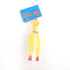 Screaming Chicken Sound Toy Rubber Bite Chew Dog Toy