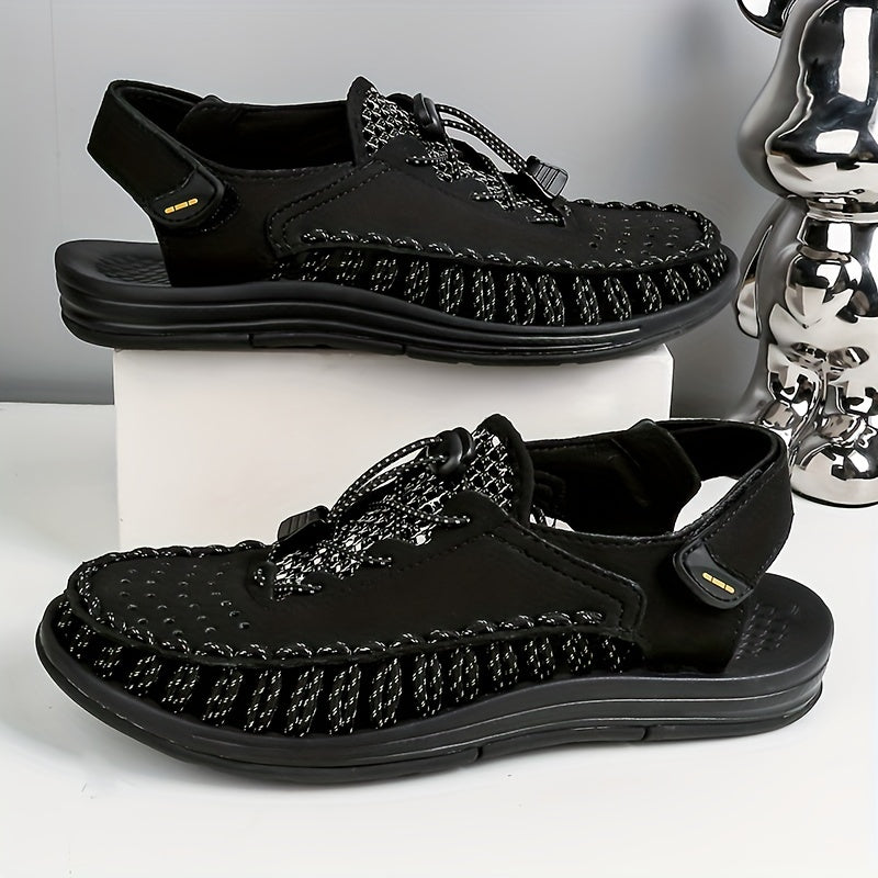 Men's Lightweight Closed Toe Sandals with Anti-Skid Sole