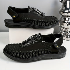 Men's Lightweight Closed Toe Sandals with Anti-Skid Sole