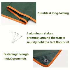Waterproof Tent Tarp for 2-8 Person Camping