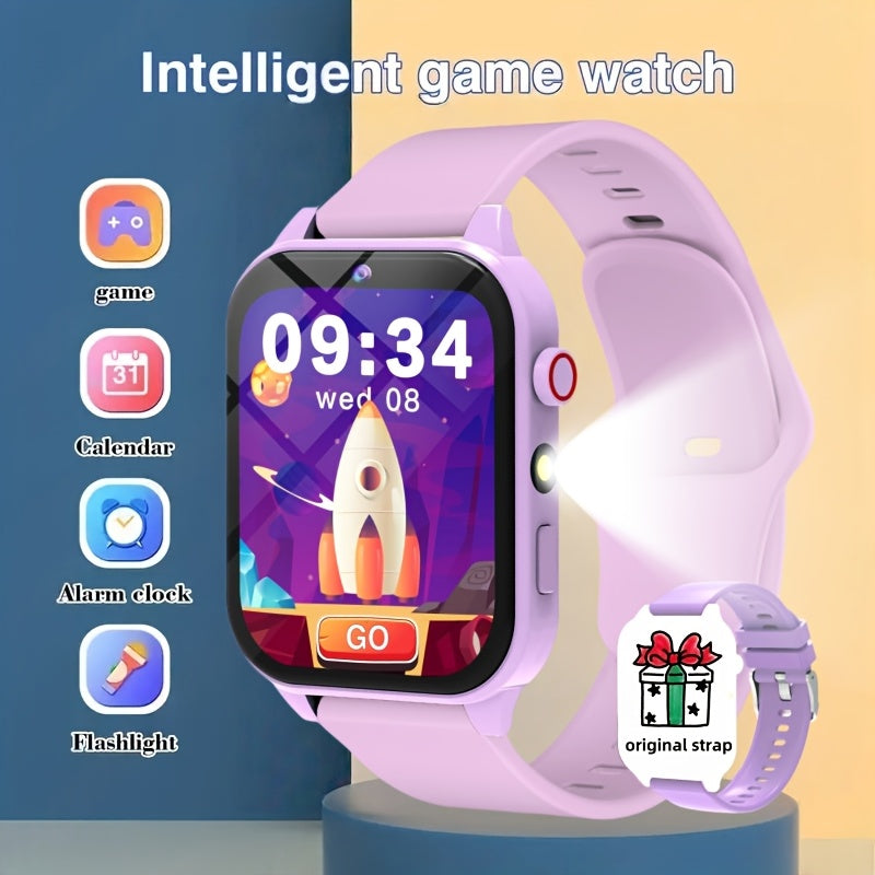 Kids Smart Watch with LED Flashlight Camera Calendar Stopwatch