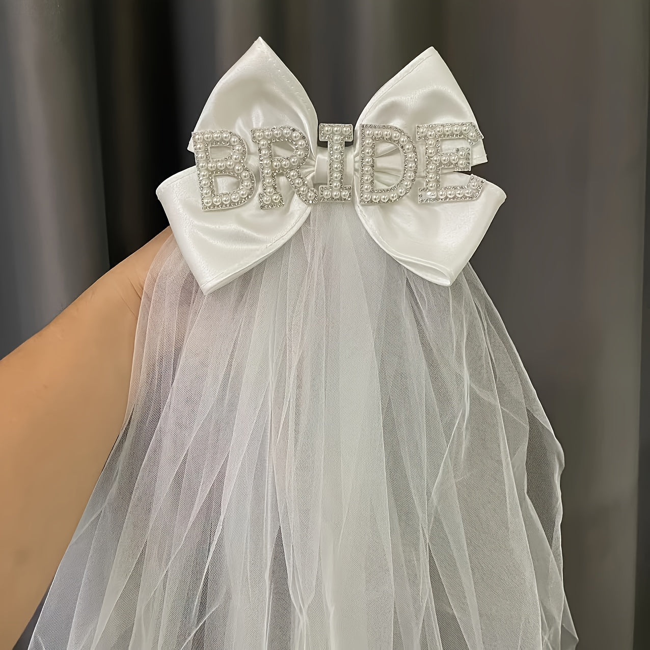 Bridal Rhinestone Bow Headband Wedding Hair Accessory Sparkling Crystals