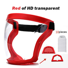 Full Faceshield Reusable Anti-fog Safety Glasses Mask