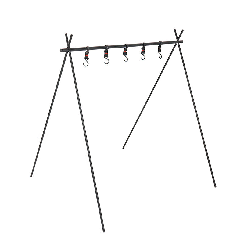 Portable Folding Tripod Stand for Camping Clothes Storage