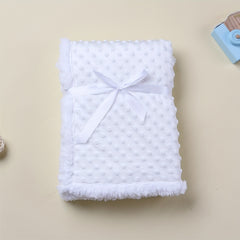 Thickened Baby Blanket Bean Velvet Touch Blanket - 0-1 Year Old