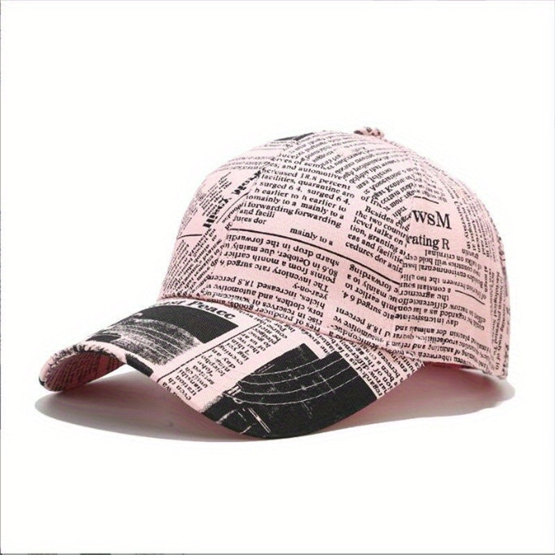 Spring Summer Oil Painting Baseball Cap All match Retro Peaked Cap