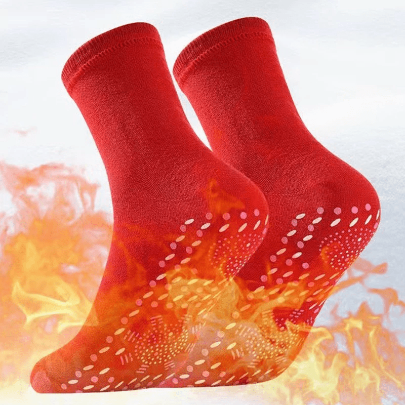 Women's Outdoor Biker Foot Massage Socks - Self Heating Sports Socks