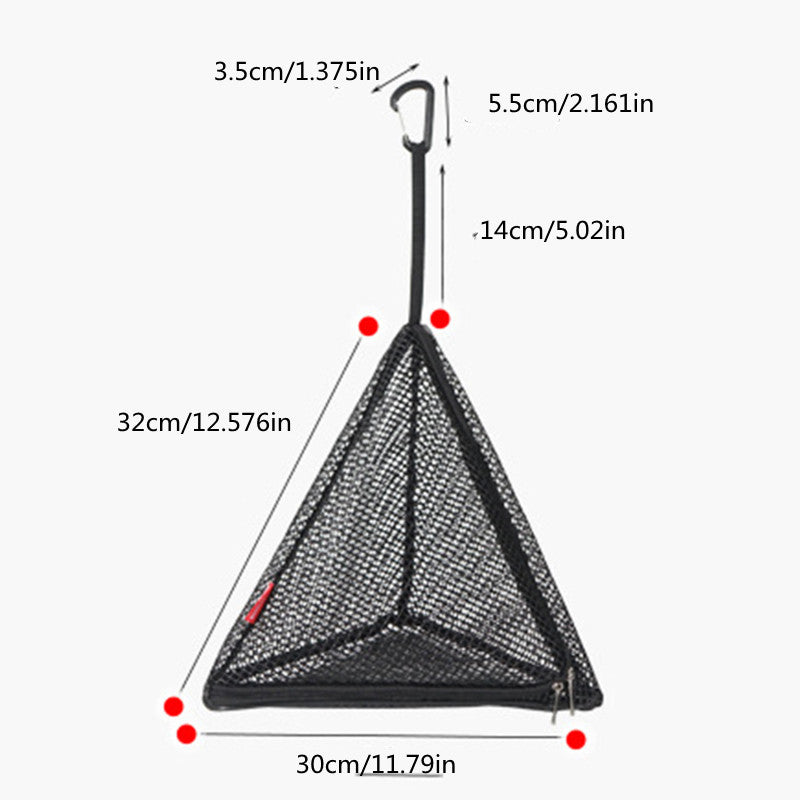 Foldable Triangle Storage Net for Air Drying Clothes
