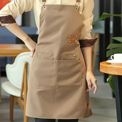 Waterproof Apron with Pockets for Women and Men 29.5in x 27.5in