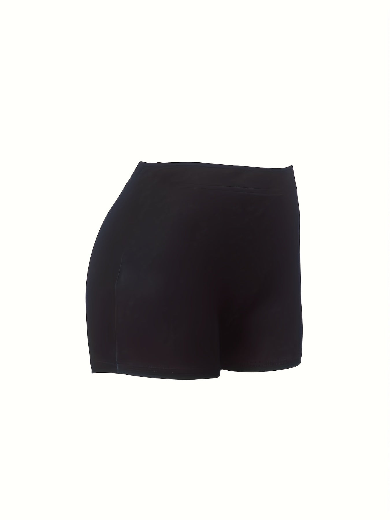  Sexy 3D Lip & Letter Print High Rise Skinny Shorts
