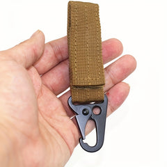 Nylon Webbing Hanging Buckle Eagle Mouth Keychain