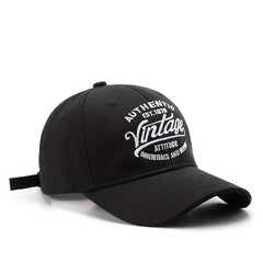  Casual Baseball Cap Vintage Letter Embroidery Classic Dad Hat