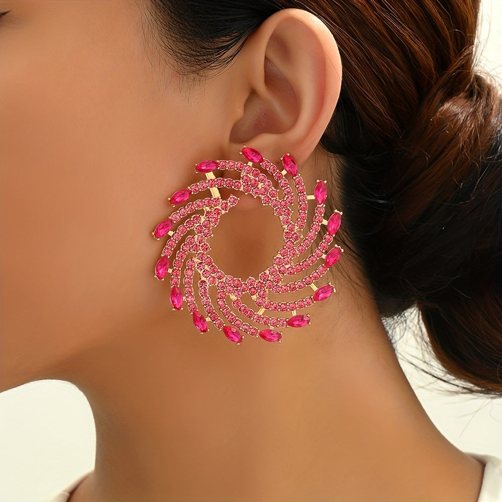Geometric Shape Personality Earrings Ladies Jewelry Catwalk Accessories
