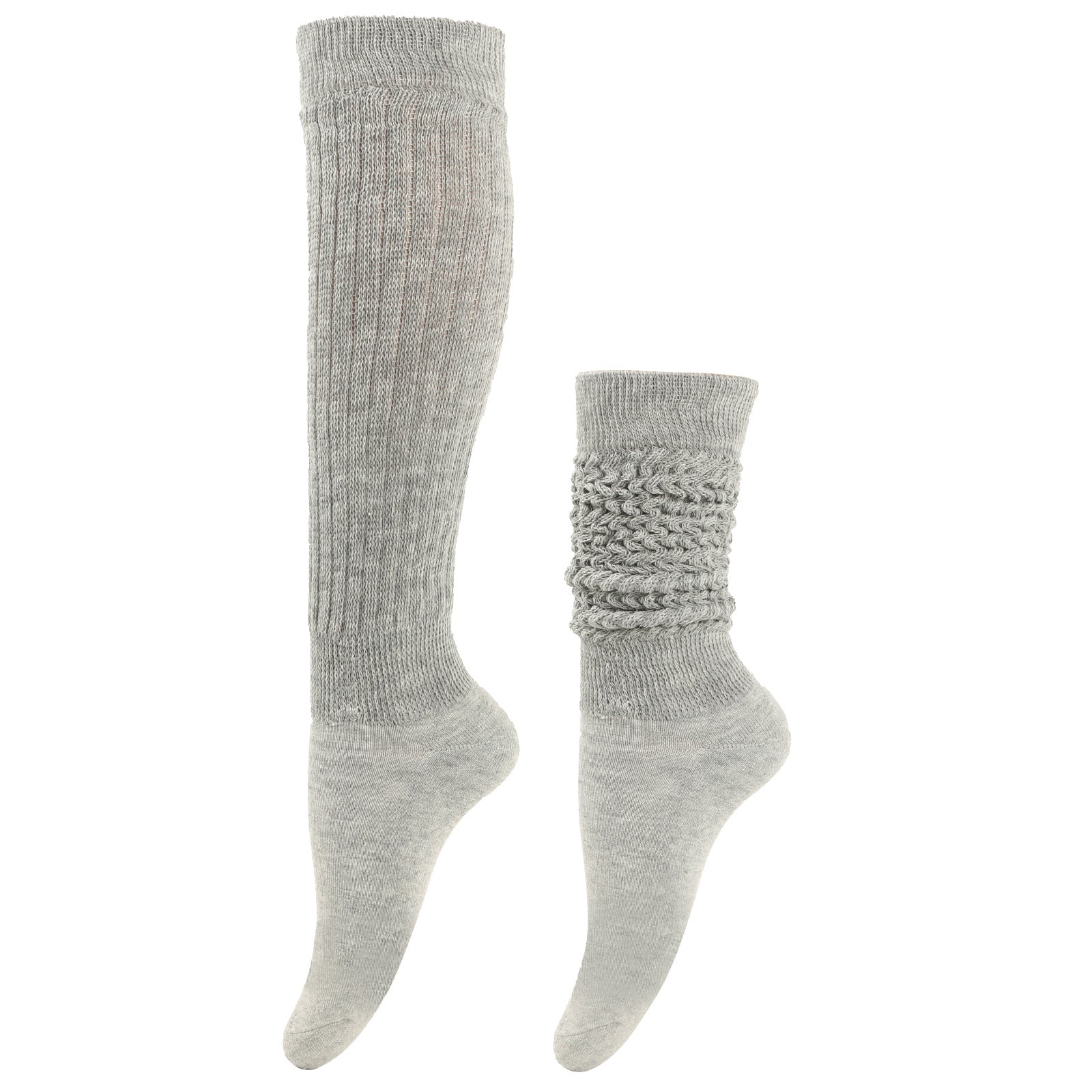 Thermal Knee High Socks Knit Style Solid Calf Socks Women's Stockings