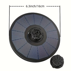 Solar Fountain Upgraded 4 in 1 Nozzle 2.2W Solar Powered Fountain Pump
