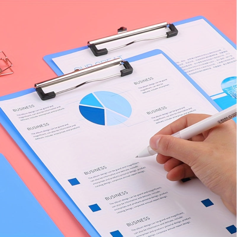 1pc A4 Clipboards With Metal Clip For Office