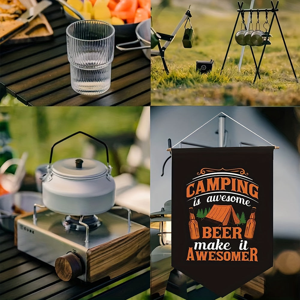 1pc Camping Campsite Flag Garden Decoration Flag