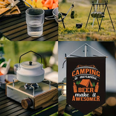1pc Camping Campsite Flag Garden Decoration Flag