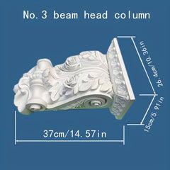 PU Mold Carving Beam Holder Elephant Nose Door Decorations