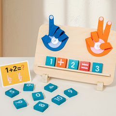 Wooden Hand Shaped Math Teaching Toys