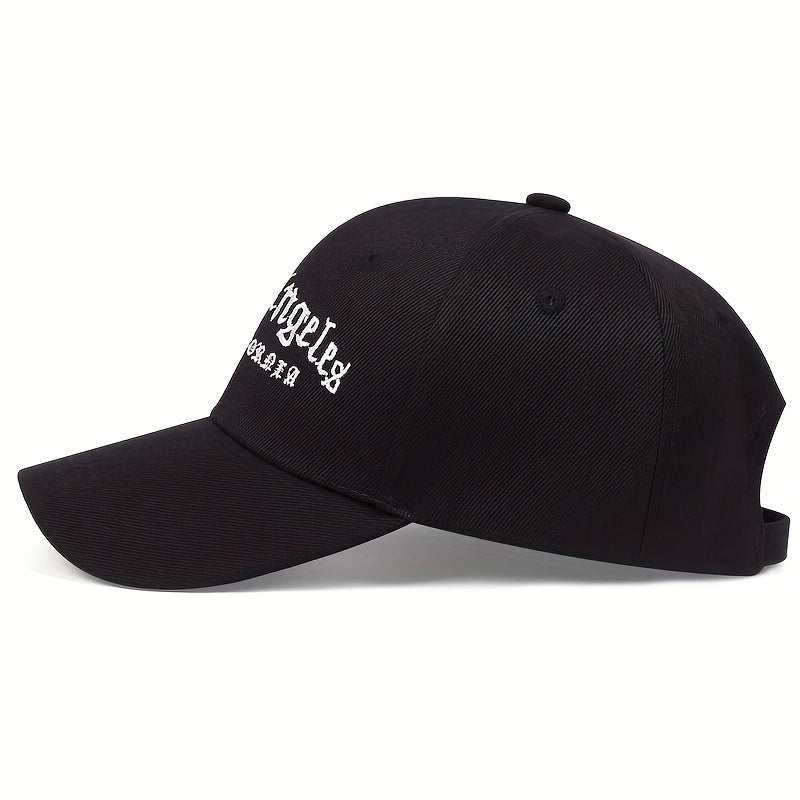 Gothic LA Baseball Cap Embroidery Dad Hat Adjustable Sun Hat