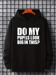Men's Letter Print Hoodie Outdoor Sweatshirt