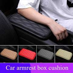 1PC Leather Car Armrest Mat Universal Auto Armrests Storage Box Mats