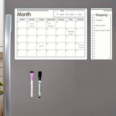 Magnetic Dry Erase Calendar For Fridge Monthly