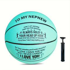 Special Basketball for Nephew - International Size with Pump