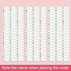 240 Waterproof Name Stickers for Students, Label Books & Supplies