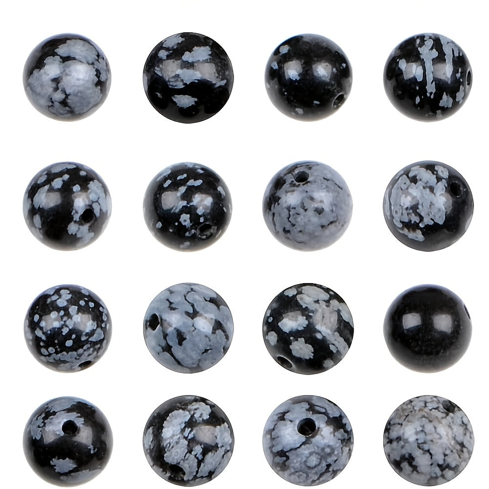8mm Natural Round Loose Beads DIY Jewelry Charm 45pcs
