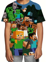 Kids Building Block Graphic T-shirt