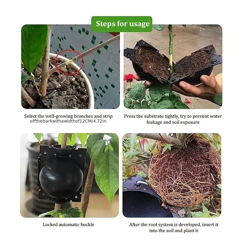 Plant Rooting Tools Garden Gardening High Pressure Propagation Boxes